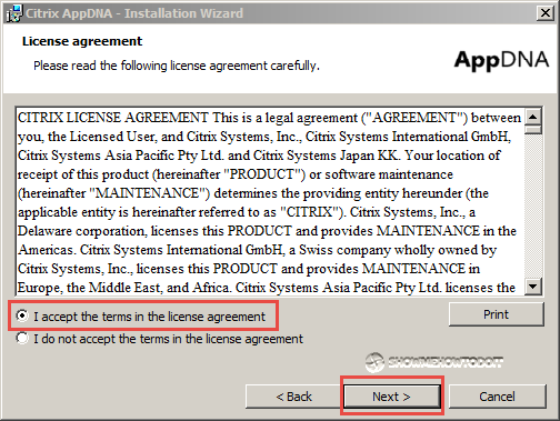 AppDNA Installation License Agreement