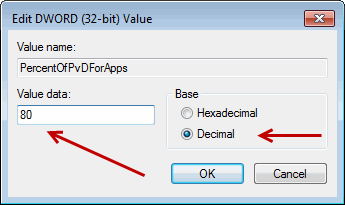 Citrix Personal vDisk Allocation Value