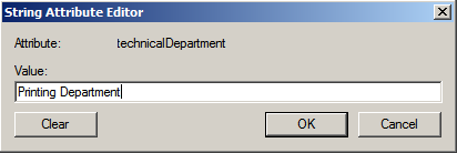 ad8 Active Directory populating user Attributes