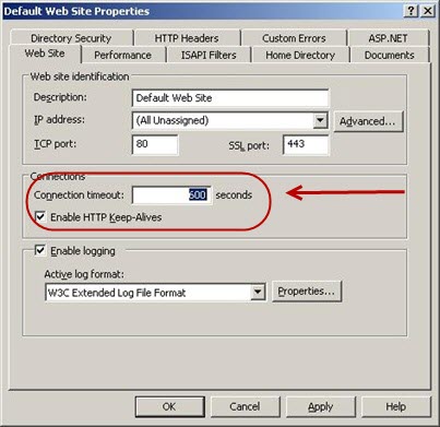 Exchange server IIS Manager Connection timeout