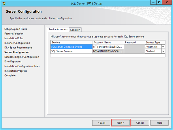 SQL Server 2012 Express Installation