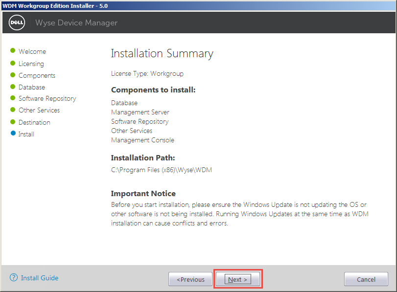 Wyse-Device-Manager-11-Confirmation