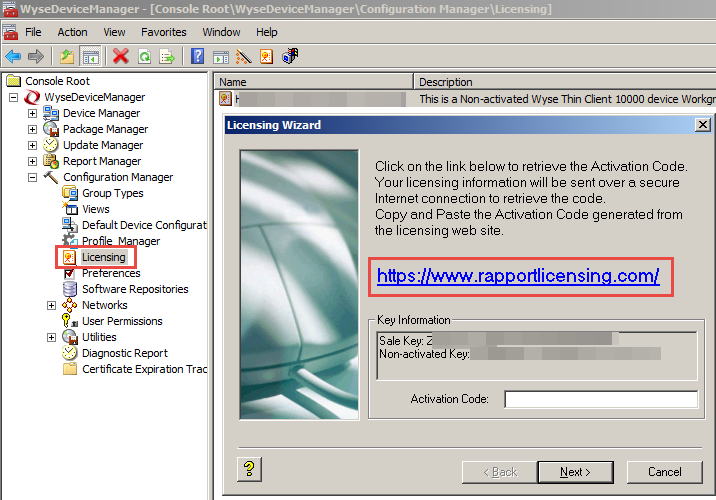 Wyse-Device-Manager-16-Activation-Warning
