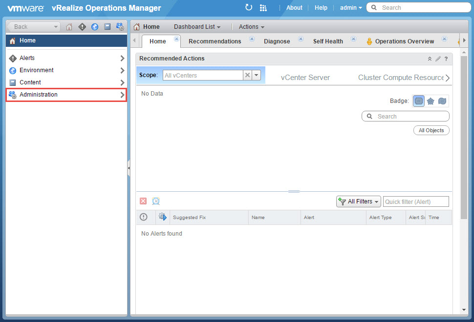 vRealize Operations Manager AD Authentication Configuration