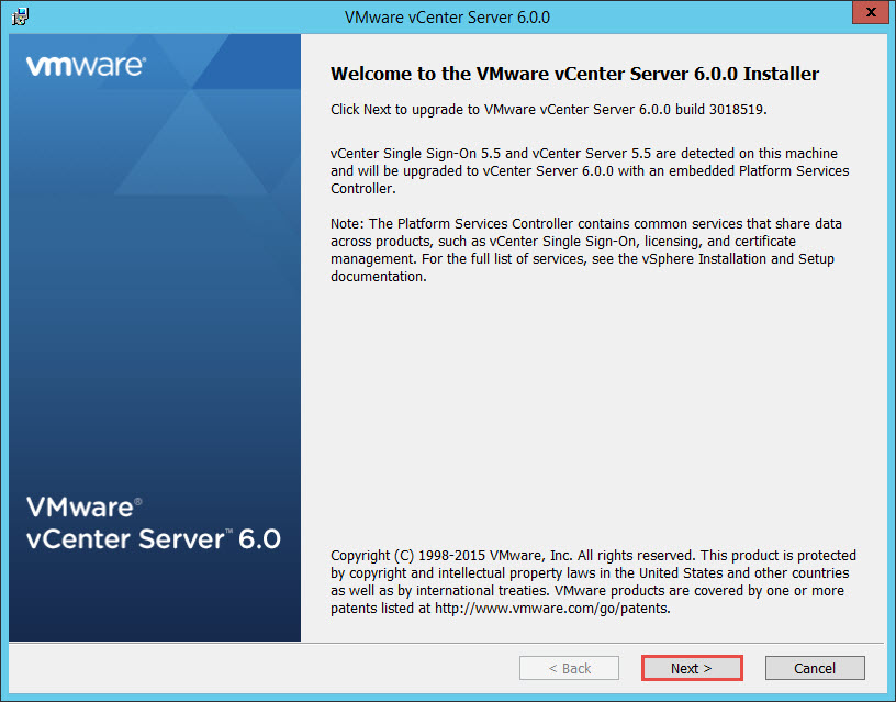 VMware vCenter 6 Upgrade