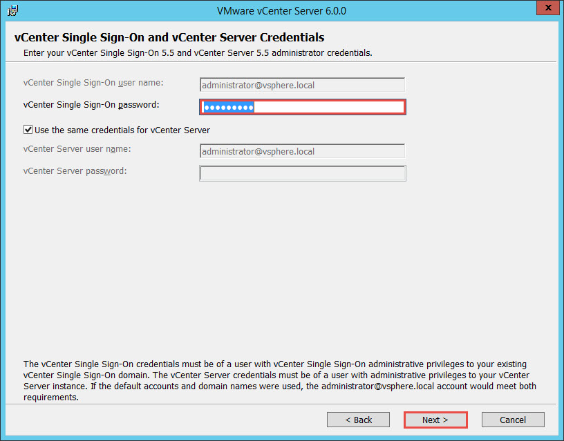 VMware vCenter 6 Upgrade